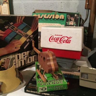 Vintage Games and Toys.
