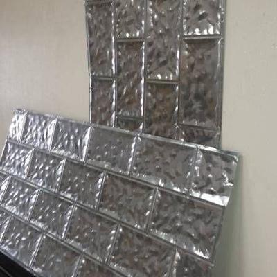 (2)Galvanized Metal Skirting Panels 28x5