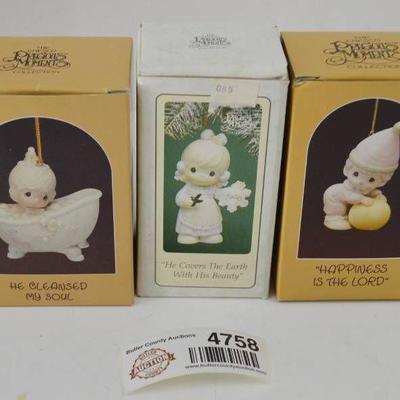 Precious Moments Ornaments Lot of 3 (Box Opened On ...