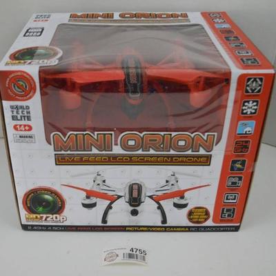 Mini Orion Live Feed LCD Screen Drone (Appears New ....