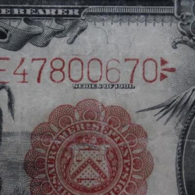 Red Seal 1901 $10 Buffalo Note