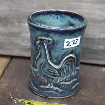 Dwayne Crocker Rooster Vase