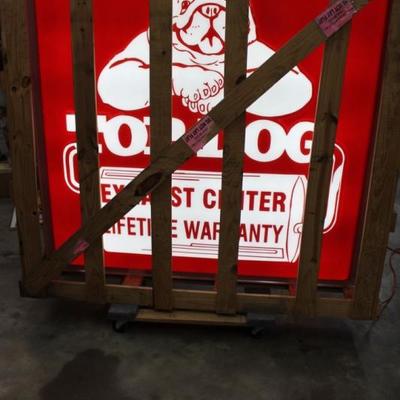 Top Dog Exhaust Center Lighted Sign