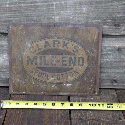 Clark's Mile-End Plaque