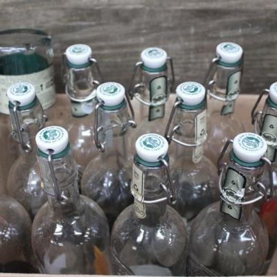 Old liquor bottles