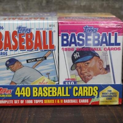 1996 Topps Baseball Cards Unopened