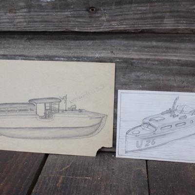 Nautical Pencil Sketches 
