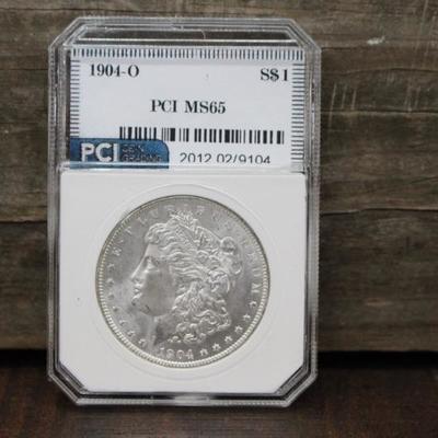 1904-O MS65 Morgan Dollar