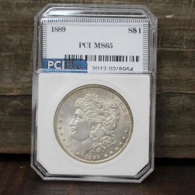 KEY DATE 1889-P MS65 Morgan Dollar