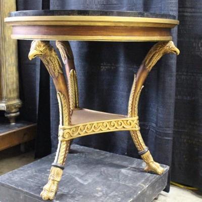 High-end marble-top Eagle table
