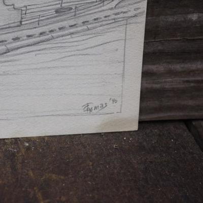 Nautical Pencil Sketches 