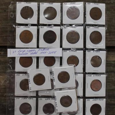 Large Foreign Pennies