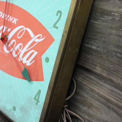 Coca-Cola clock