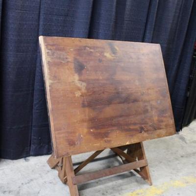 Antique drafting table