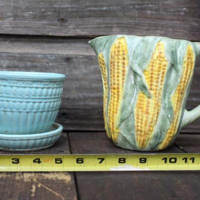 McCoy Planter and a generic pitcher