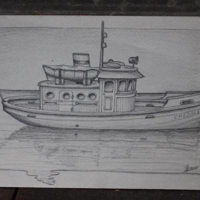 Nautical Pencil Sketches 