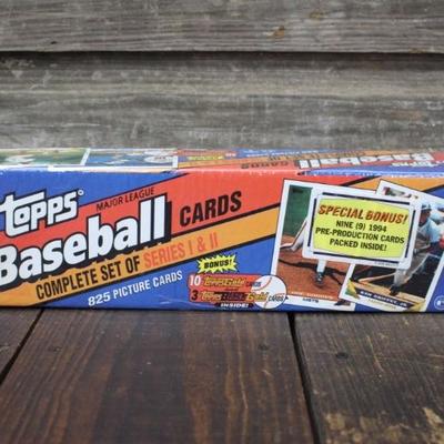 1993 Topps Baseball Cards I&II Baseball Card Set