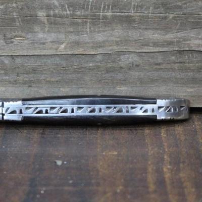 9" Damascus Folding Knife