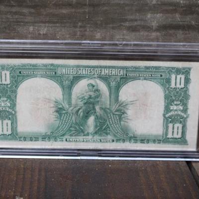 Red Seal 1901 $10 Buffalo Note