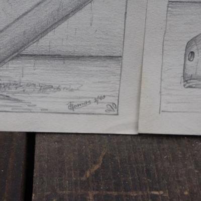 Nautical Pencil Sketches 