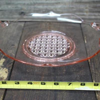 Lancaster Glass Cane platter