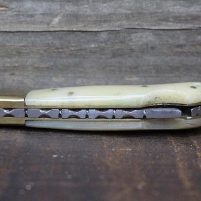 6-1/2" Damascus Folding Knife
