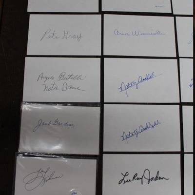 Autographed Sports Cards