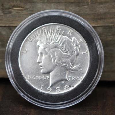 KEY DATE 1934-D Peace Dollar