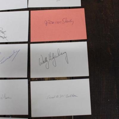 Autographed Sports Cards
