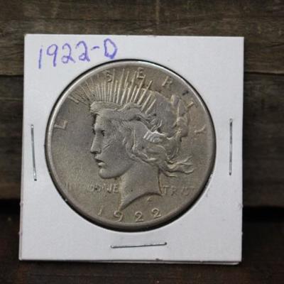 1922-D Silver Peace Dollar