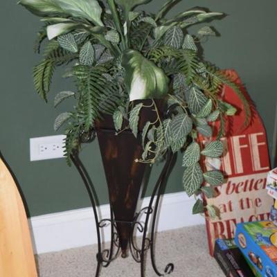 Artificial Greenery in Vase