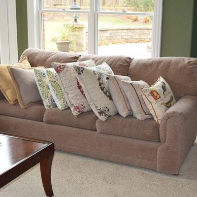 Sofa & Decorative Pillows