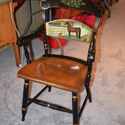 Small Wooden Horse Chair