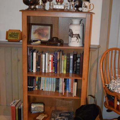 Bookshelf, Books, & Home Decor