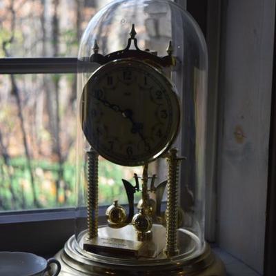Clock in Glass Container