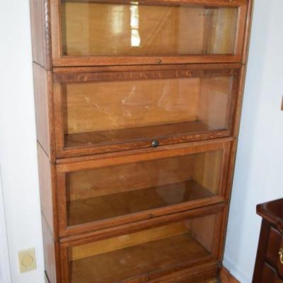 Tall Cabinet w/Glass Fronts