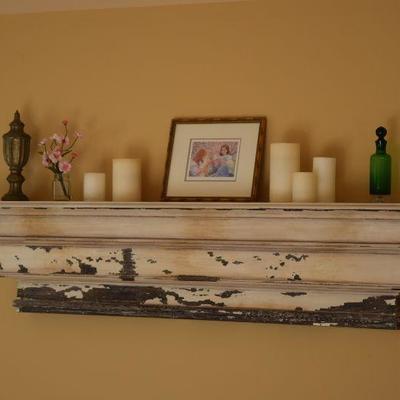 Wooden Shelf and Decor