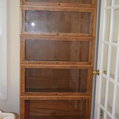 Tall Cabinet w/Glass Fronts