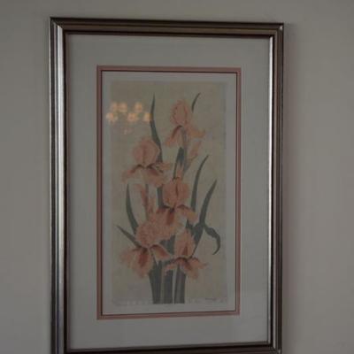 Framed Floral Art
