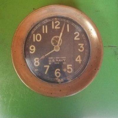 Vintage Naval Clock
