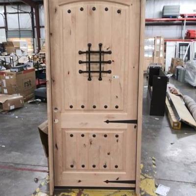 Front Entry Door With Side Panels