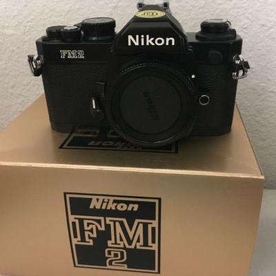 FM 2 Nikon camera