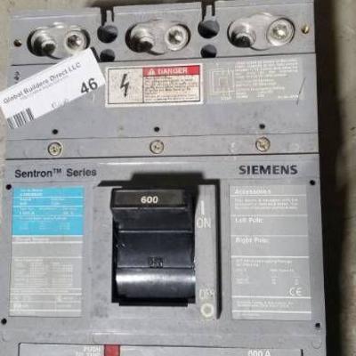 Siemens sentron series 600 amp 600 volts circuit b ...