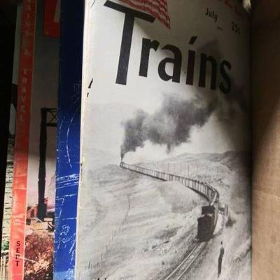 Box Of Train Magazines
