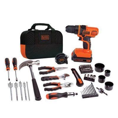 BLACK+DECKER LDX120PK 20V MAX Cordless Drill and B ...