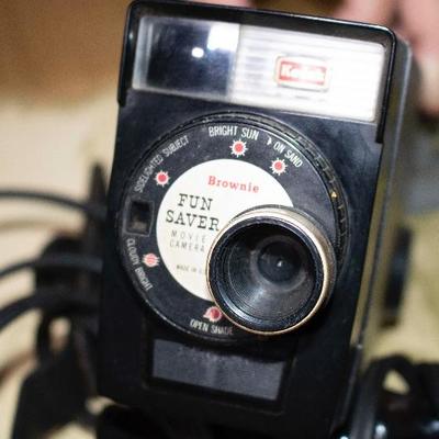 vintage movie camera