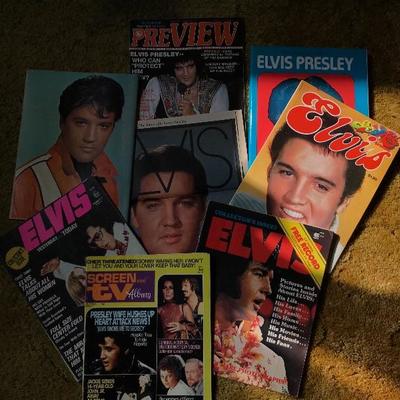 Elvis books and magazines