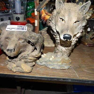 2 Animal Sculptures