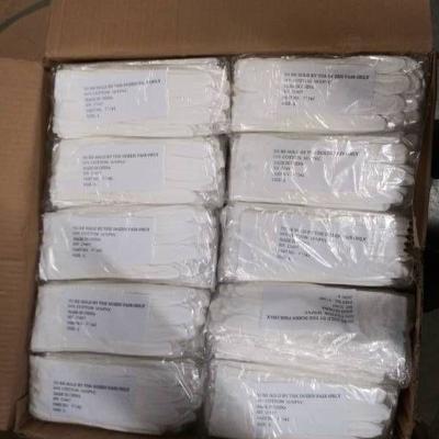 50 Dozen Packages Of White Cotton Gloves. 12 Pairs ...