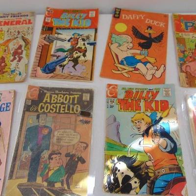 10 vintage comic books